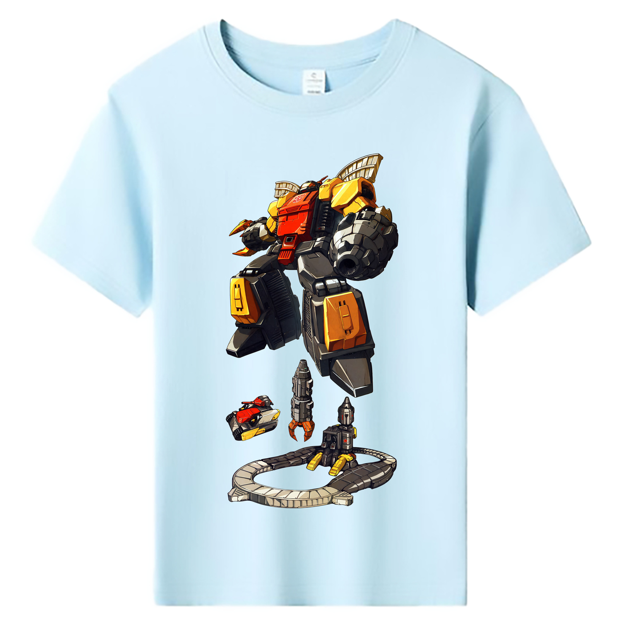 （画像用） Transformers トランスフォーマー 綿100％キッズTシャツ（フロントプリント）